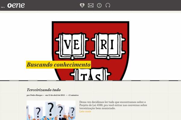 oene.com.br site used Oene