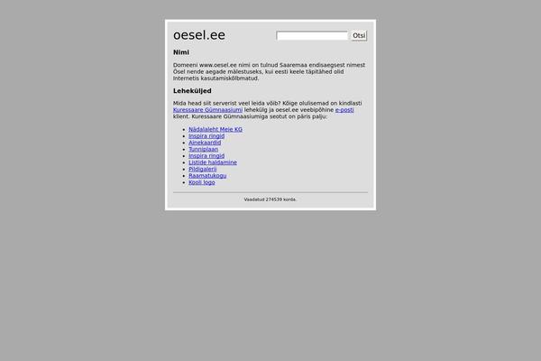 oesel.ee site used Buntington