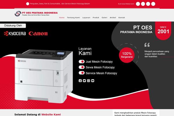 Ultra theme site design template sample