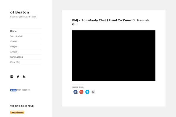 WordPress website example screenshot