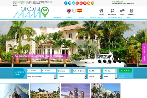 ofcoursemiami theme websites examples