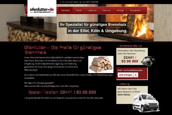 ofenfutter.de site used Ofenfutter