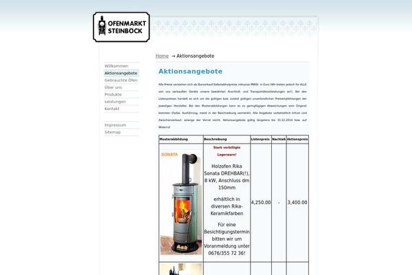 ofenmarkt.at site used Ofenmarkt