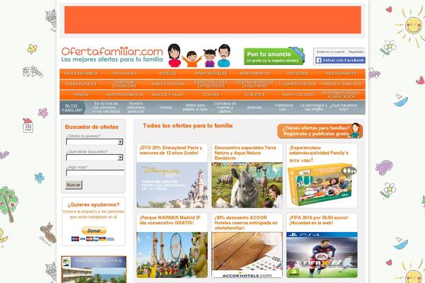 ofertafamiliar.com site used Blank Child Theme