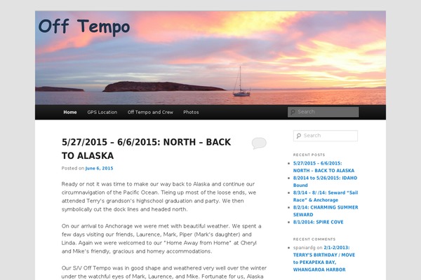 Twenty Eleven theme site design template sample