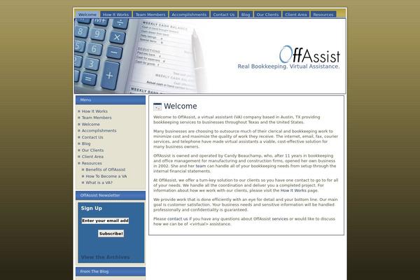 WordPress website example screenshot