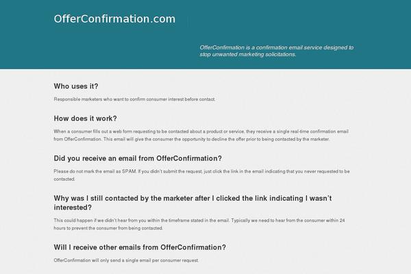 offerconfirmation.com site used Apscrolling