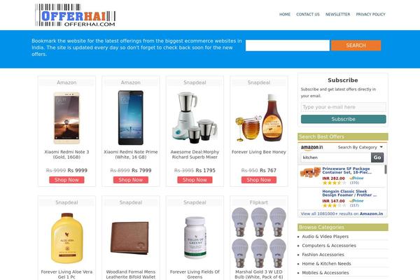offerhai.com site used Oh_theme