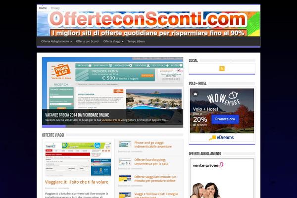 Sahifa theme site design template sample