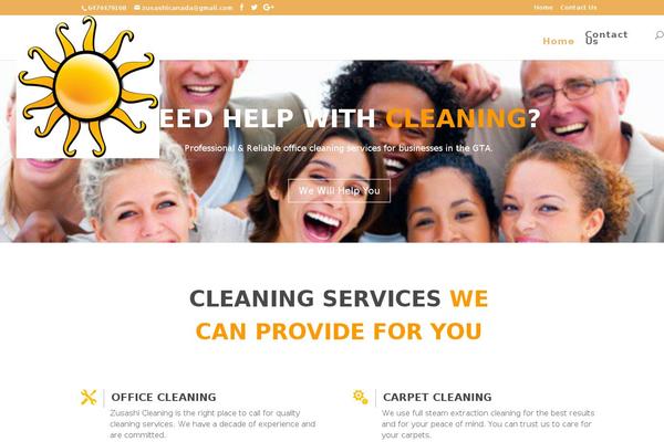 WordPress website example screenshot