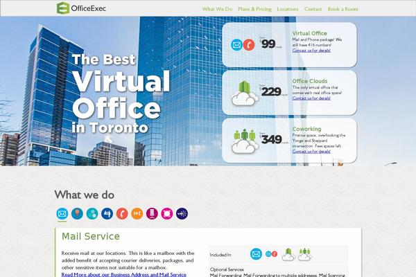 officeexec.com site used Skeleton