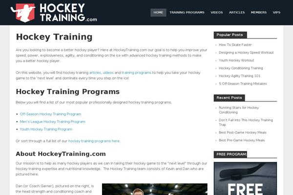 officehockeytraining.com site used Herald