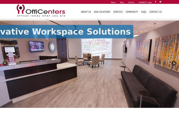 officenters.com site used Officenters-theme