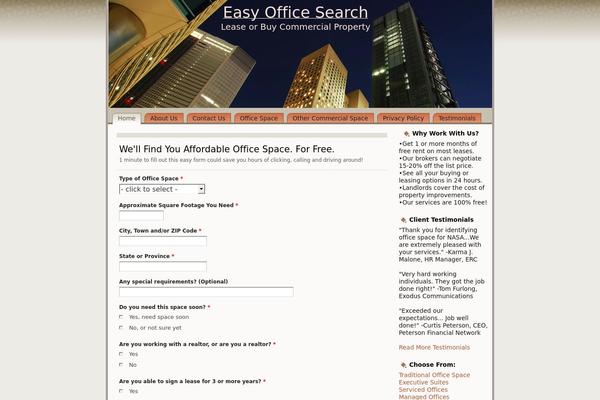 WordPress website example screenshot