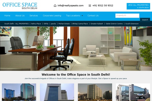 officespacesouthdelhi.com site used Real-estate-salient