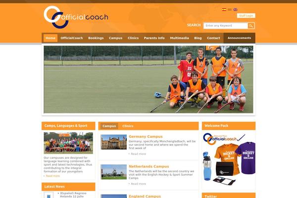 officialcoach.com site used Redywebs