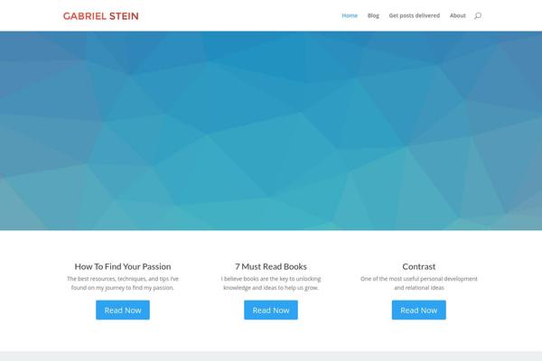 Divi theme site design template sample