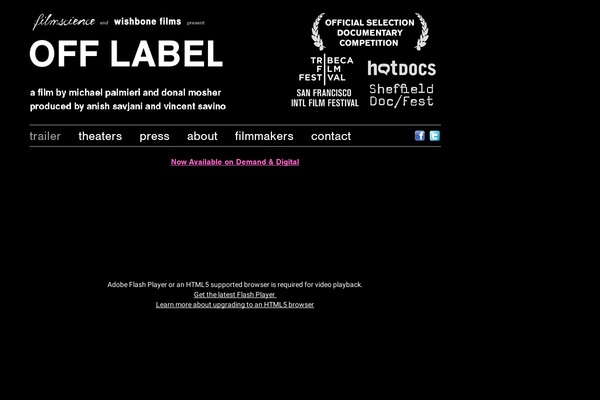 offlabelfilm.com site used Offlabel