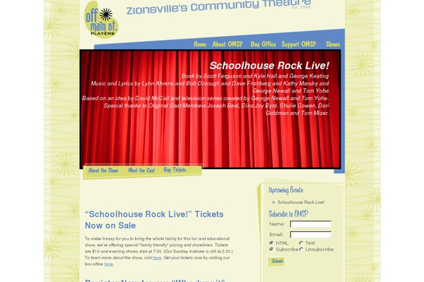 offmainstreetplayers.org site used Omsp