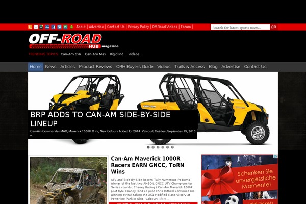 offroadhub.com site used Sportsmag-single