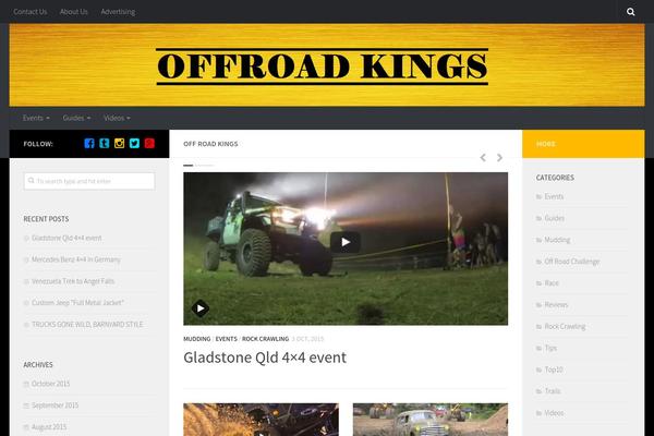 Hueman theme site design template sample
