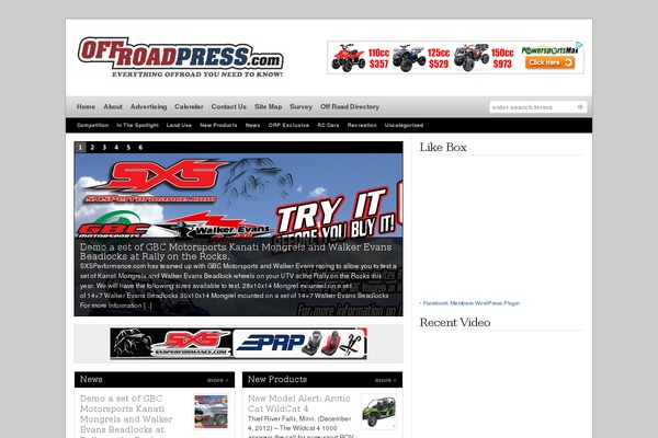 offroadpress.com site used Wp-sublime_basic