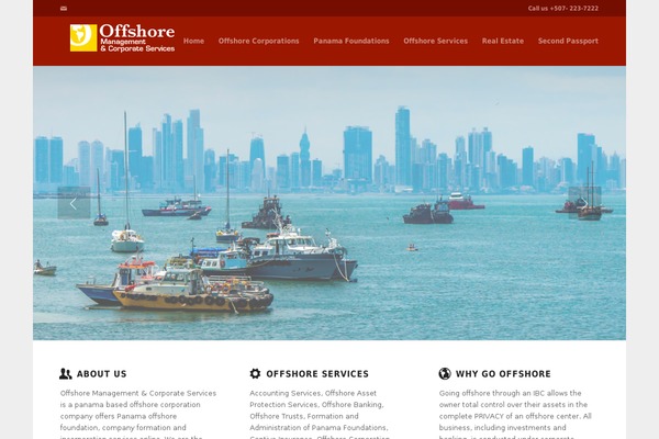 WordPress website example screenshot
