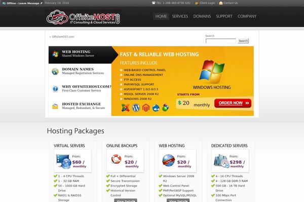 offsitehost.com site used Hostchilly