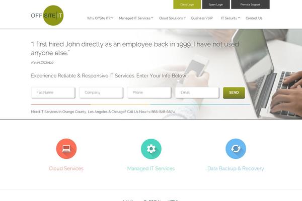WordPress website example screenshot