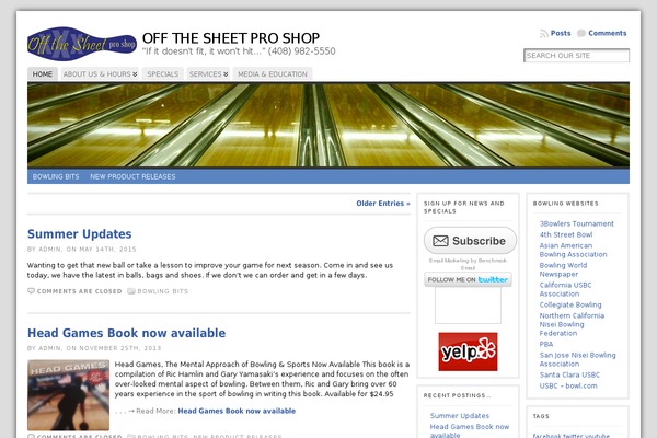 WordPress website example screenshot