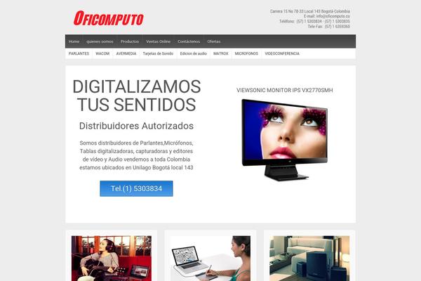 WordPress website example screenshot
