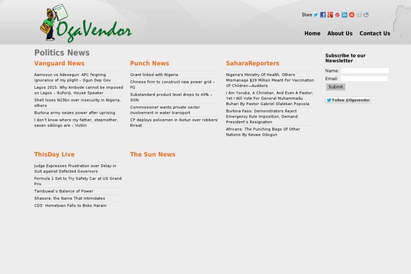 WordPress website example screenshot