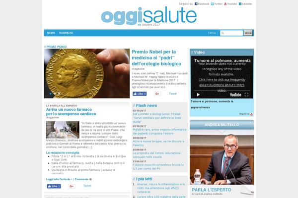 oggisalute.it site used Oggisalute.it