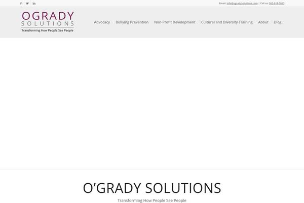 Enfold theme site design template sample