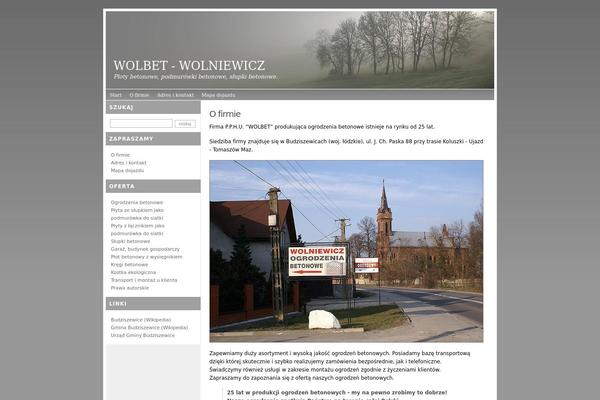 WordPress website example screenshot