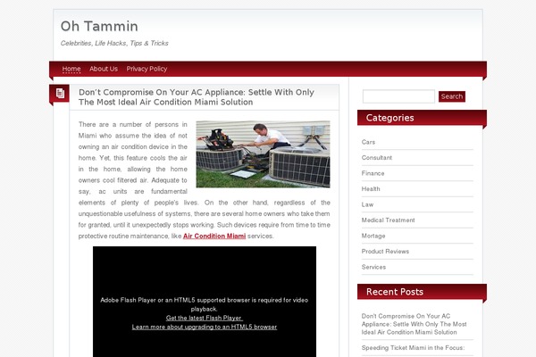 BlogoLife theme site design template sample