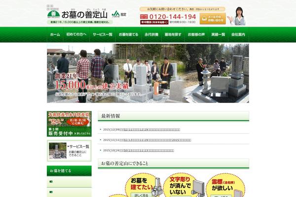 WordPress website example screenshot