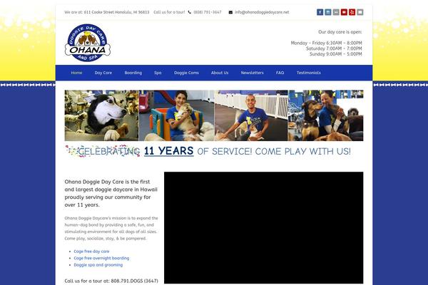 Total theme site design template sample
