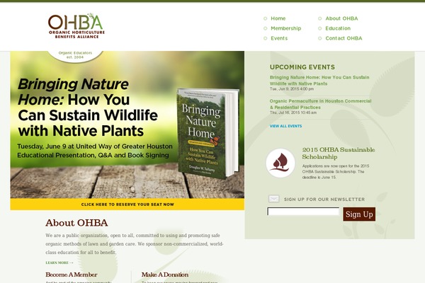 ohbaonline.org site used Ohba-active