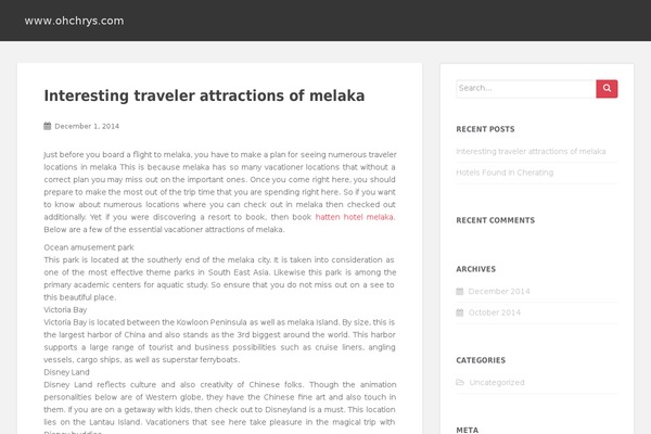 WordPress website example screenshot