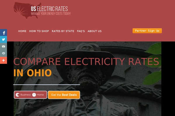 ohelectricrates.com site used Us-eletric