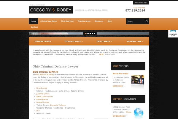 WordPress website example screenshot