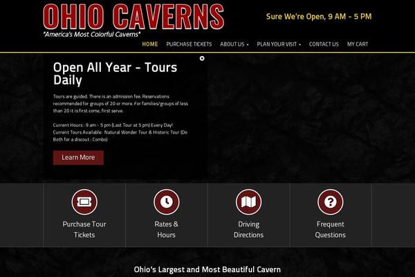 ohiocaverns.com site used Wp-mr-client