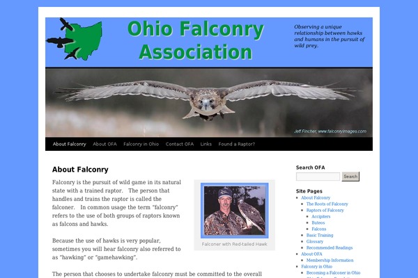 ohiofalconry.org site used Ofa