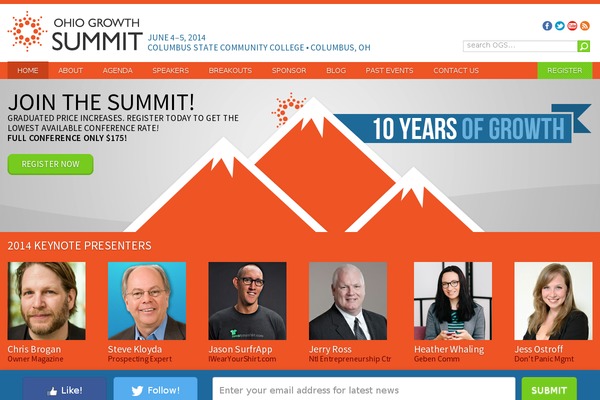 ohiogrowthsummit.com site used Ohio-growth-summit-2013