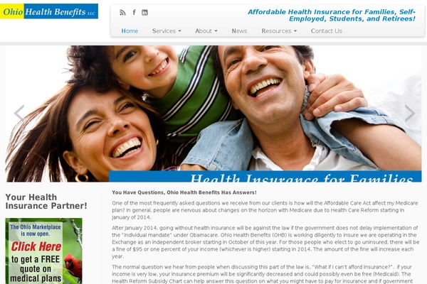 WordPress website example screenshot