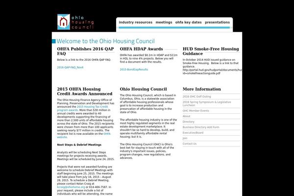 ohiohousingcouncil.com site used Octofirst