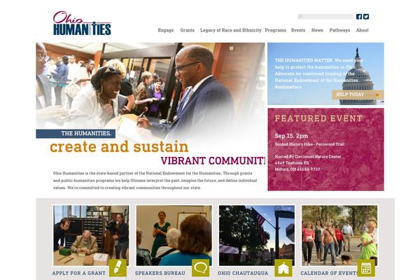 ohiohumanities.org site used Ohio-humanities