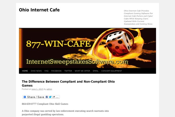 Twenty Ten theme site design template sample