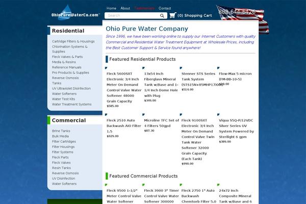 ohiopurewater.com site used Wordpress-theme-templateset-responsive